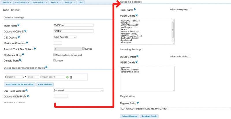 VoIP-Prov - клиент<br />111.222.333.444 - ip сервера клиента