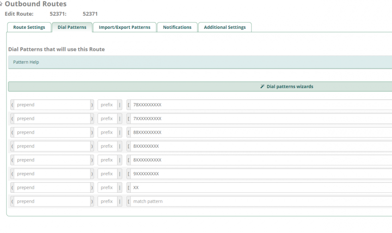 Outbound Routes ч2